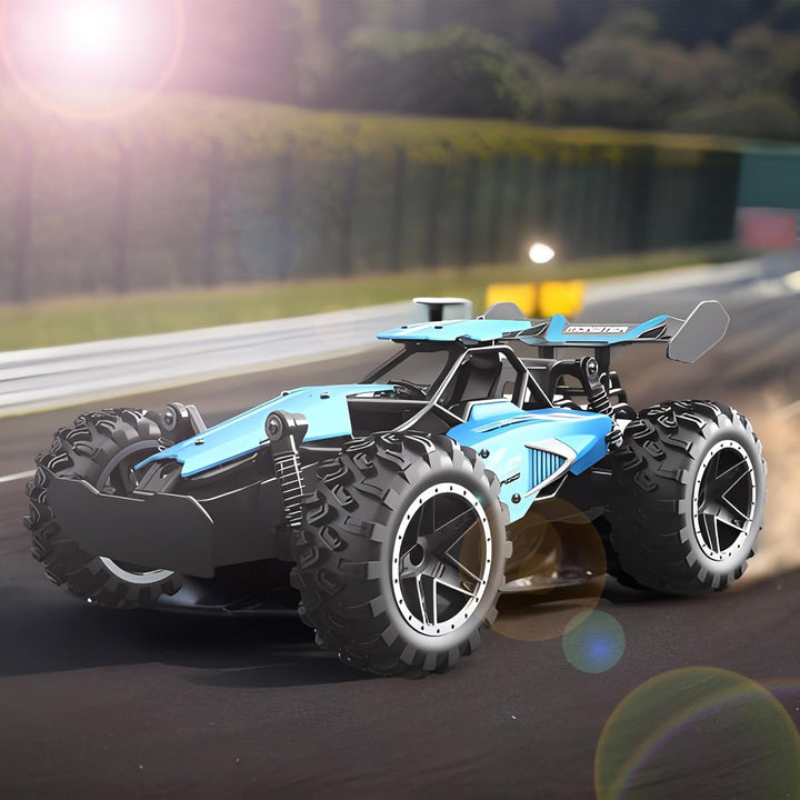 Pmgud Ferngesteuertes Auto, 2,4 GHz 1:18 Proportional 2WD 20+ km/h Hobby Offroad Monster RC Truck, w