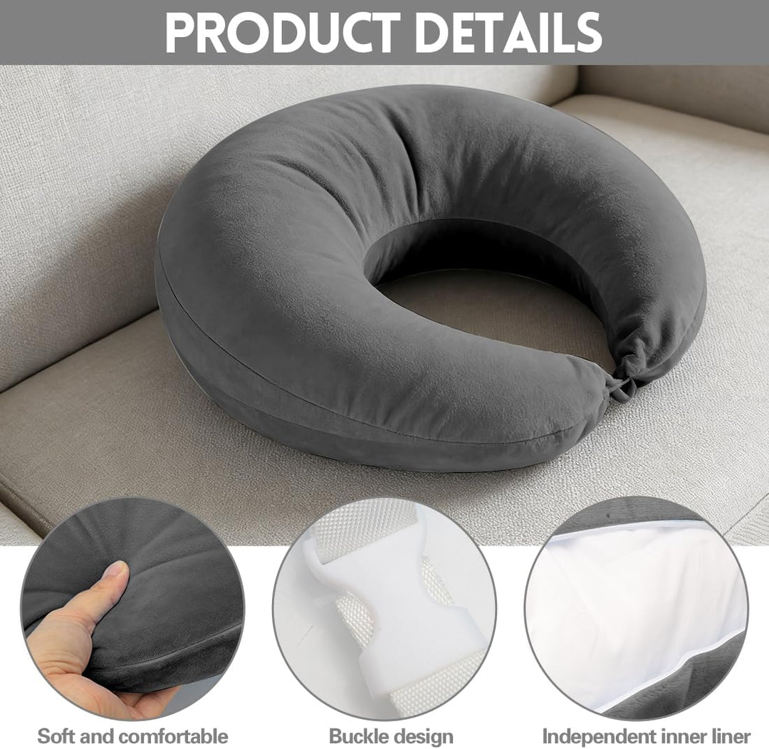 Ergonomisches Crealis-Kissen, Schosskissen Lesekissen,Ergonomisches Gaming Armkissen, Häkelkissen St