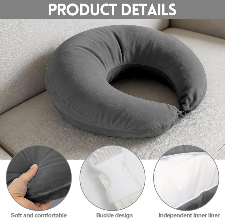 Ergonomisches Crealis-Kissen, Schosskissen Lesekissen,Ergonomisches Gaming Armkissen, Häkelkissen St