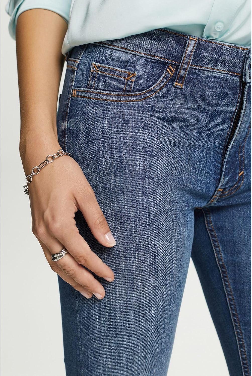 ESPRIT Damen Jeans 24W / 32L 902/Blue Medium Wash, 24W / 32L 902/Blue Medium Wash