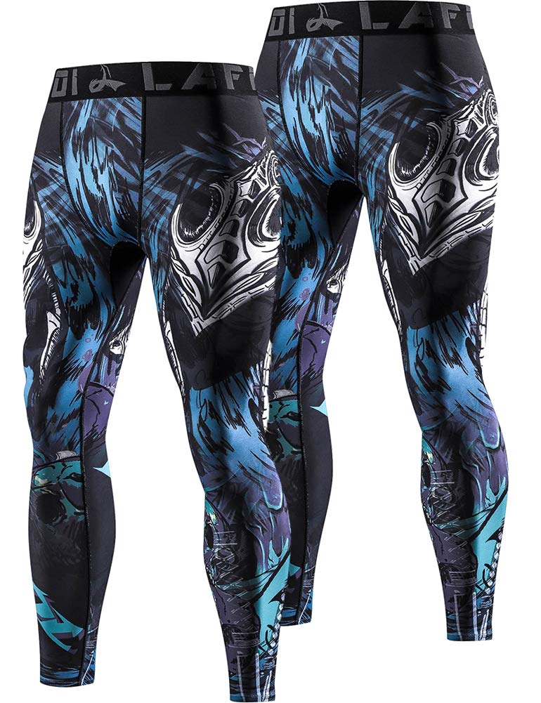 LAFROI Herren Schnelltrocknende Kompressions-Leggings-YSK08 Commander X2 S, Commander X2 S