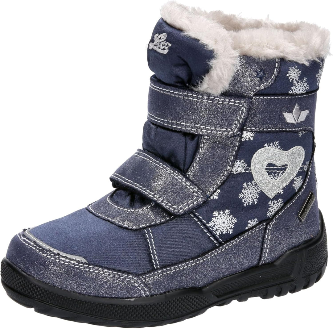 Lico Mädchen Antonia V Schneestiefel 25 EU Marine Silber, 25 EU Marine Silber