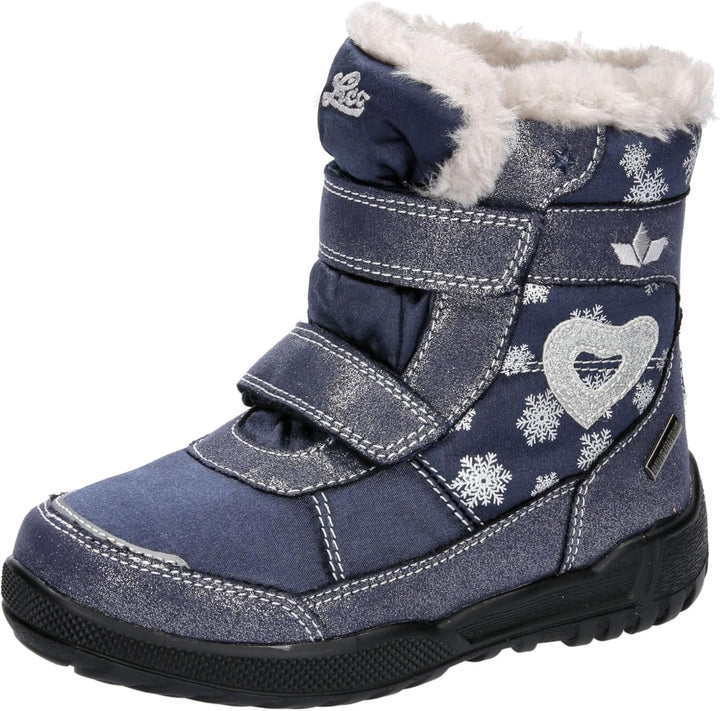 Lico Mädchen Antonia V Schneestiefel 25 EU Marine Silber, 25 EU Marine Silber