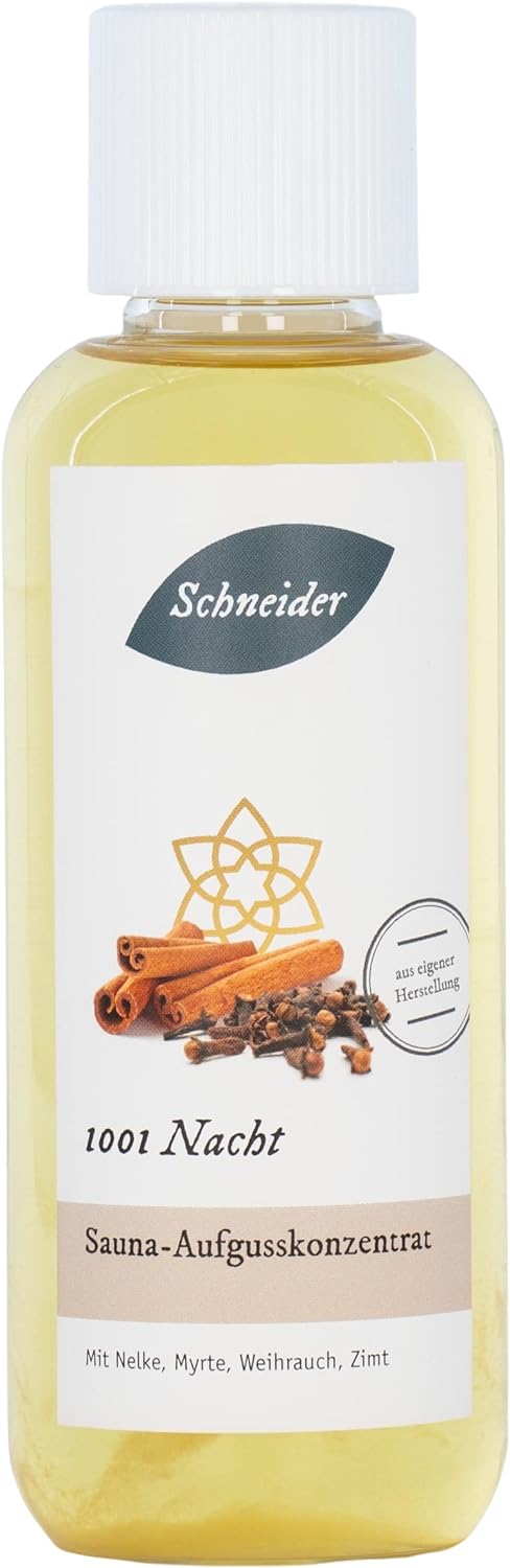Saunabedarf Schneider - Aufgusskonzentrat 1001 Nacht - süsslich-orientalischer Saunaaufguss - 250ml