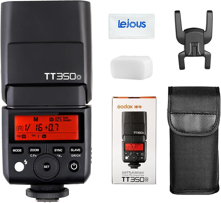 Godox TT350O Mini TTL Blitz Speedlite, 2.4G HSS 1/8000s GN36 für Olympus Kamera E-P5 E-P3 Pen-F E-M1