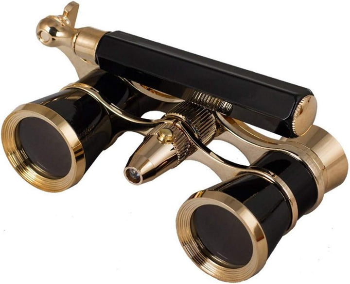 Aroncent Classic Fernglas kompakte Ferngläser - 3 X 25 Herren Damen Foldable Opera Glasses Metall Te