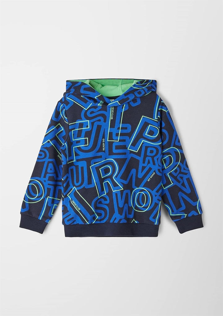 s.Oliver Junior Boy's 10.3.13.14.140.2122983 Sweatshirts, Blue, 92-98