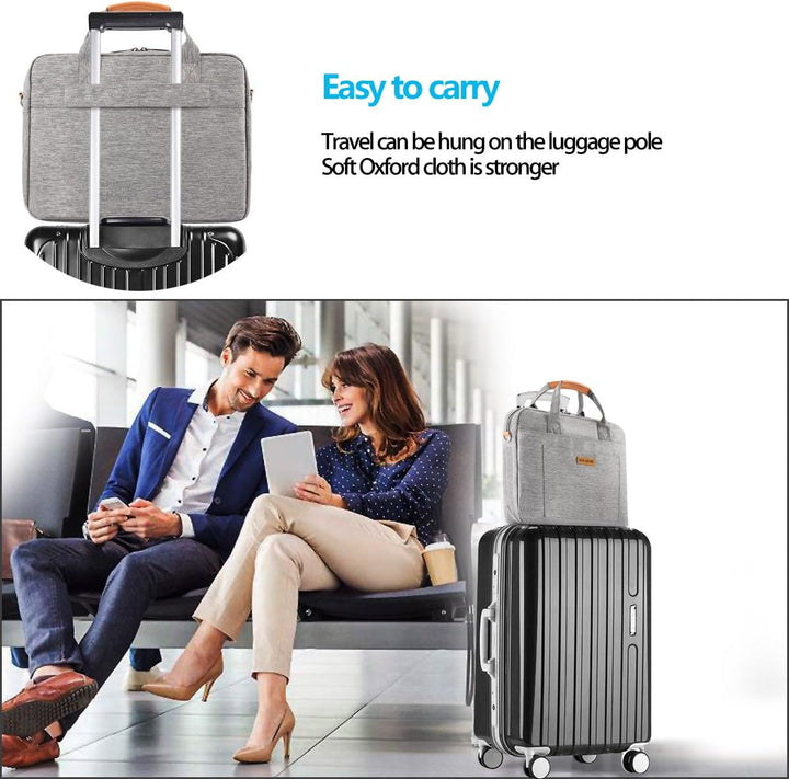 DOB SECHS 15-15.6 Zoll Laptoptasche Aktentaschen Handtasche Tragetasche Schulter Tasche Notebooktasc