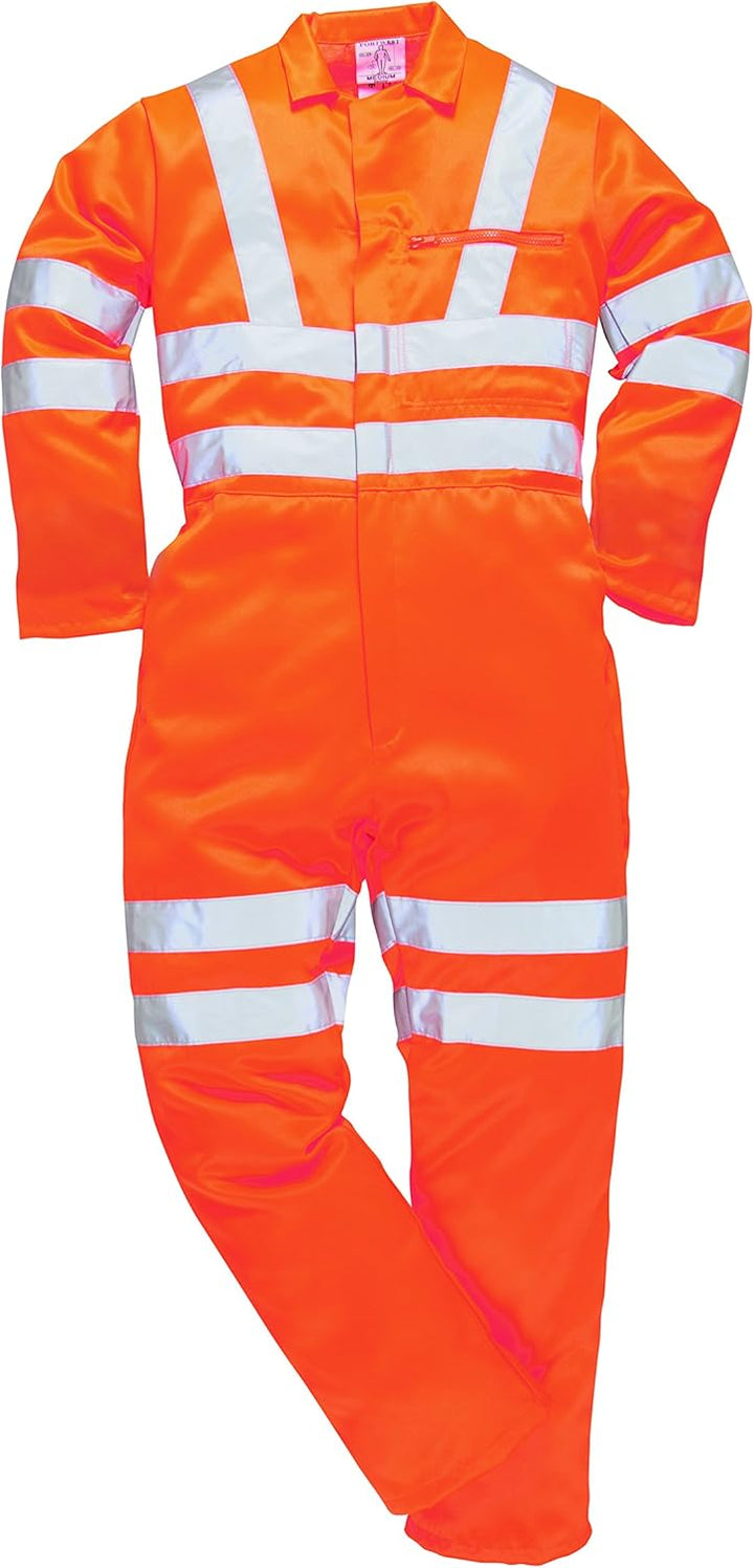 Hi-Vis Polycotton Coverall RIS Color: Orange Talla: 3 XL 3XL Orange, 3XL Orange