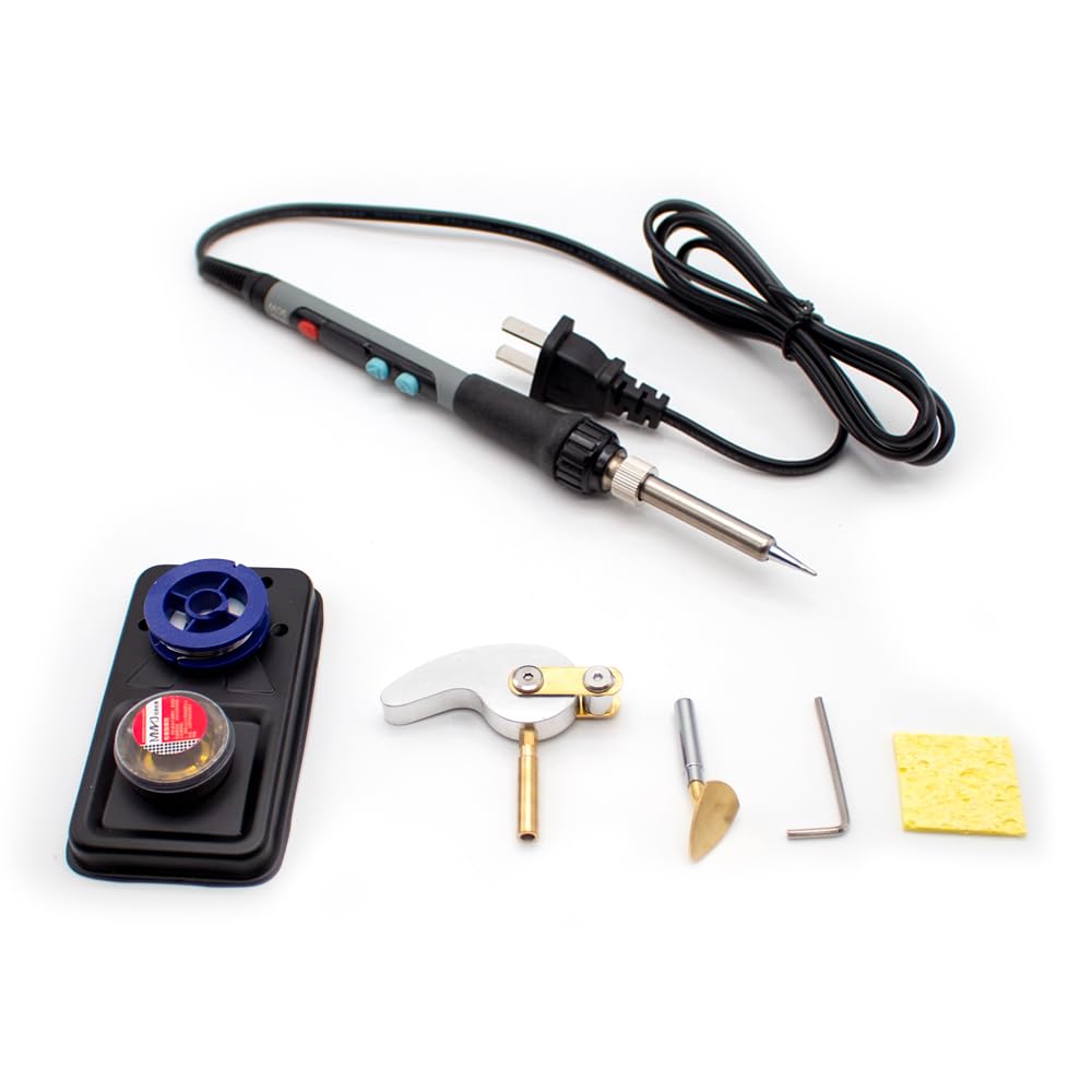 Toplionace Elektrischer 220V Holzleistenbieger mit Mini Bügeleisen – Verstellbares DIY Holzstangenbi