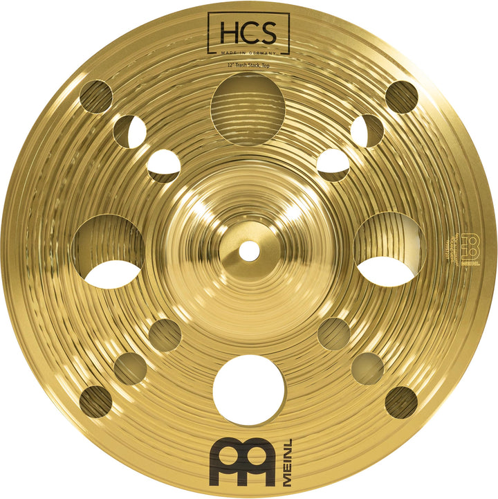 Meinl Cymbals HCS Trash Stack 12 Zoll (Video) Schlagzeug Becken (30,48cm) Messing, Traditionelles Fi