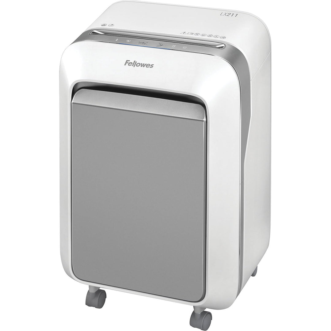 Fellowes Schredder Aktenvernichter LX211, 15 Blatt Micro-Cut P-5, Datenschutzkomformer Papierschredd