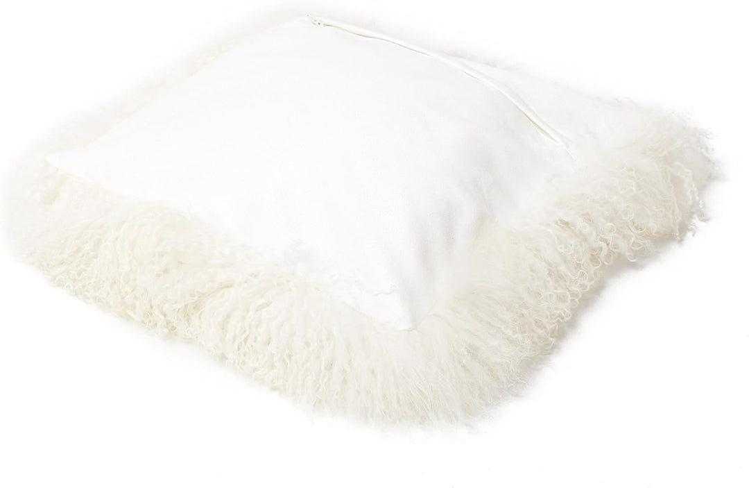 Reissner Lammfelle Tibet Lammfell Kissenbezug langflorig 40x40cm JAY01 Farbe naturweiss Jay01 Naturw