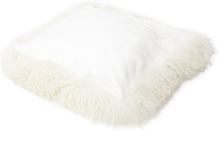Reissner Lammfelle Tibet Lammfell Kissenbezug langflorig 40x40cm JAY01 Farbe naturweiss Jay01 Naturw