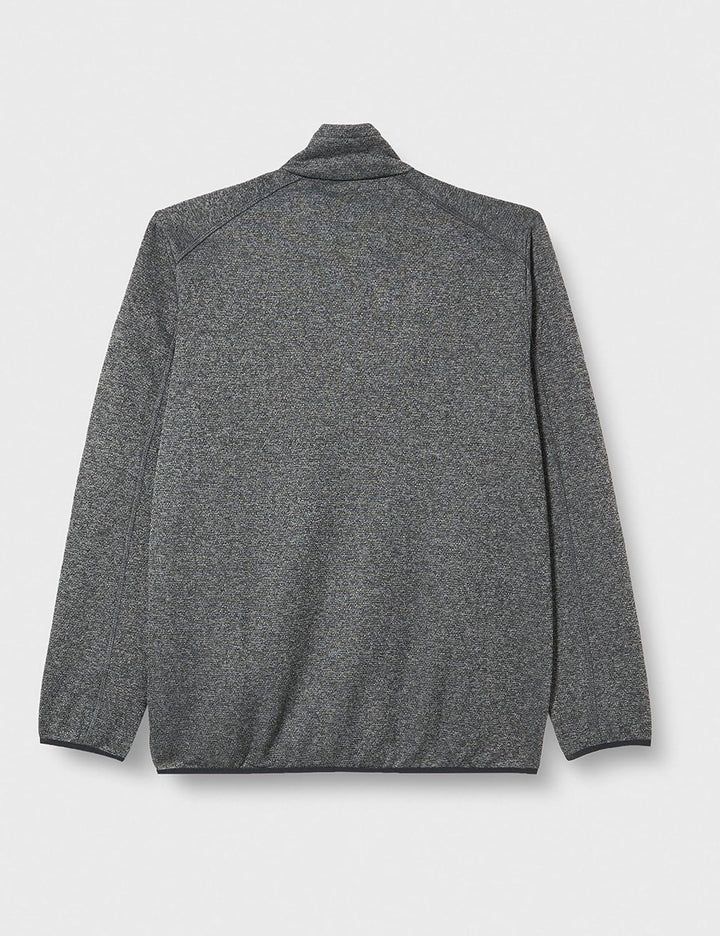 CMP Leichte Fleece-Strickjacke mit Netz, ANTRACITE-CEMENTO