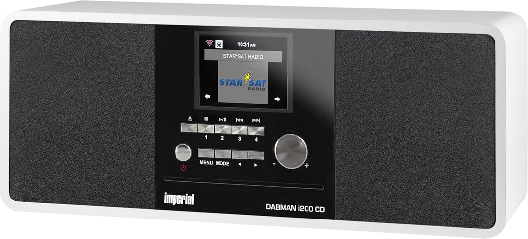 Imperial DABMAN i200 CD Internetradio/DAB+ Radio Digitalradio mit CD Player (Stereo Sound, Internetr
