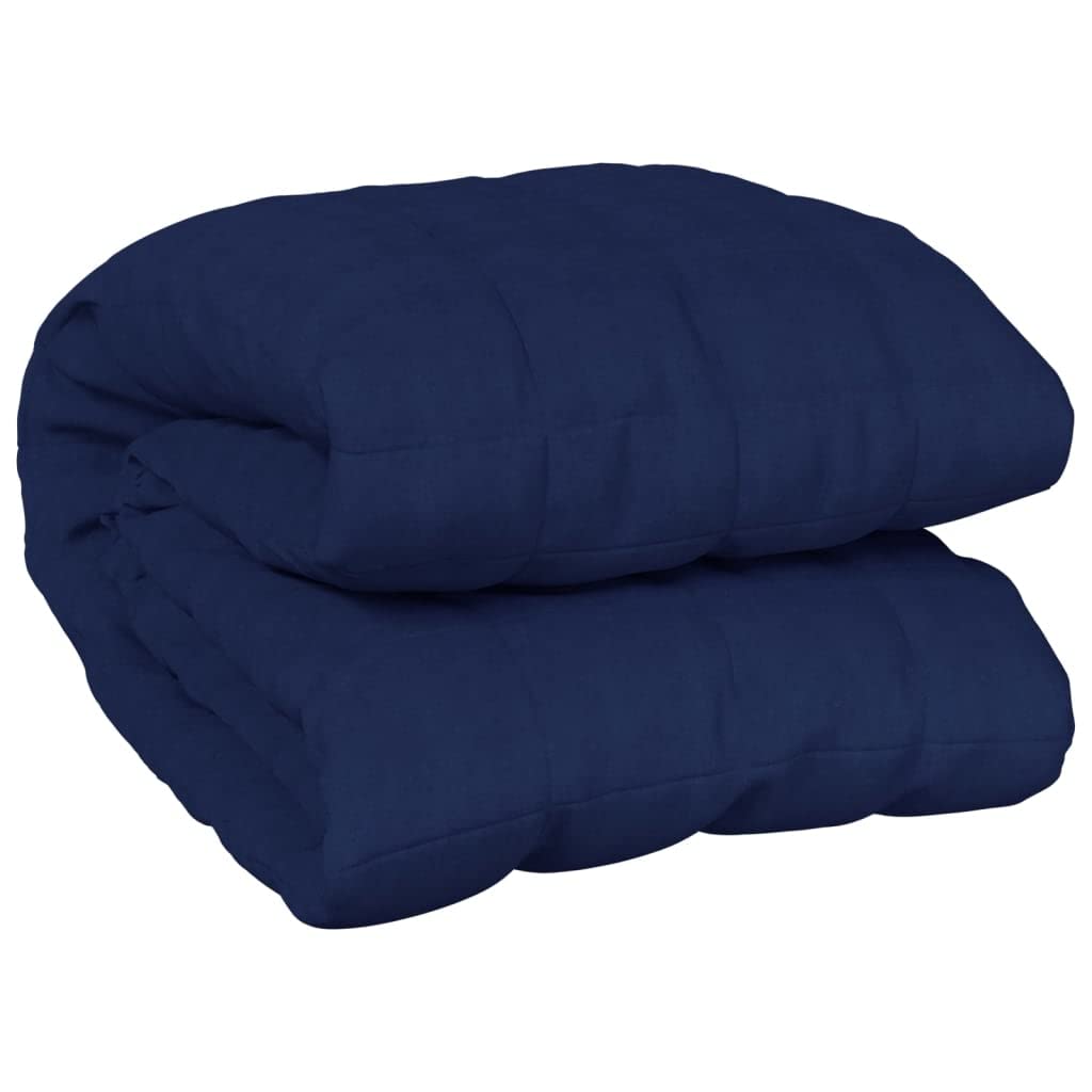 SKM Gewichtsdecke Blau 220x260 cm 11 kg Stoff, Weight: 11.55 kg, 350748 Blau 220 x 260 cm,11 kg, Bla