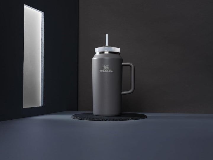 STANLEY Quencher H2.0 FlowState Vakuumisolierter Becher aus Edelstahl mit Deckel und Strohhalm für W