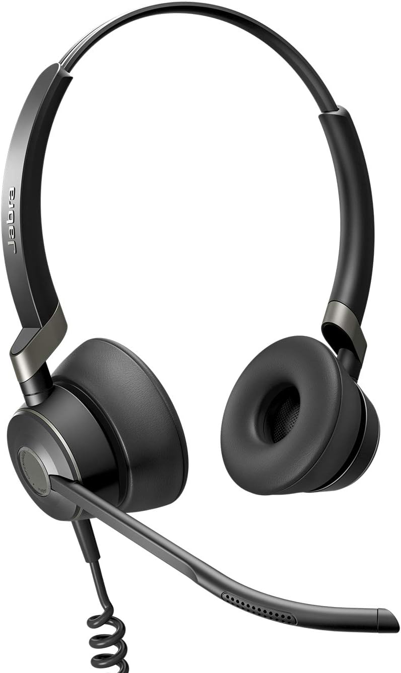 Jabra Engage 50 On-Ear Stereo Headset - Microsoft-zertifizierter digitaler Kopfhörer mit Kabel - pas