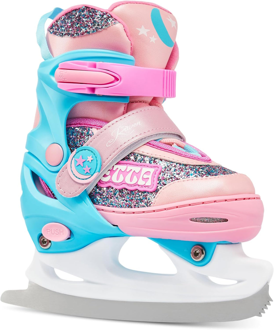 RAVEN 4in1 Inline Skates Triskates Rollschuhe Schlittschuhe Inliner für Kinder Mädchen verstellbar G