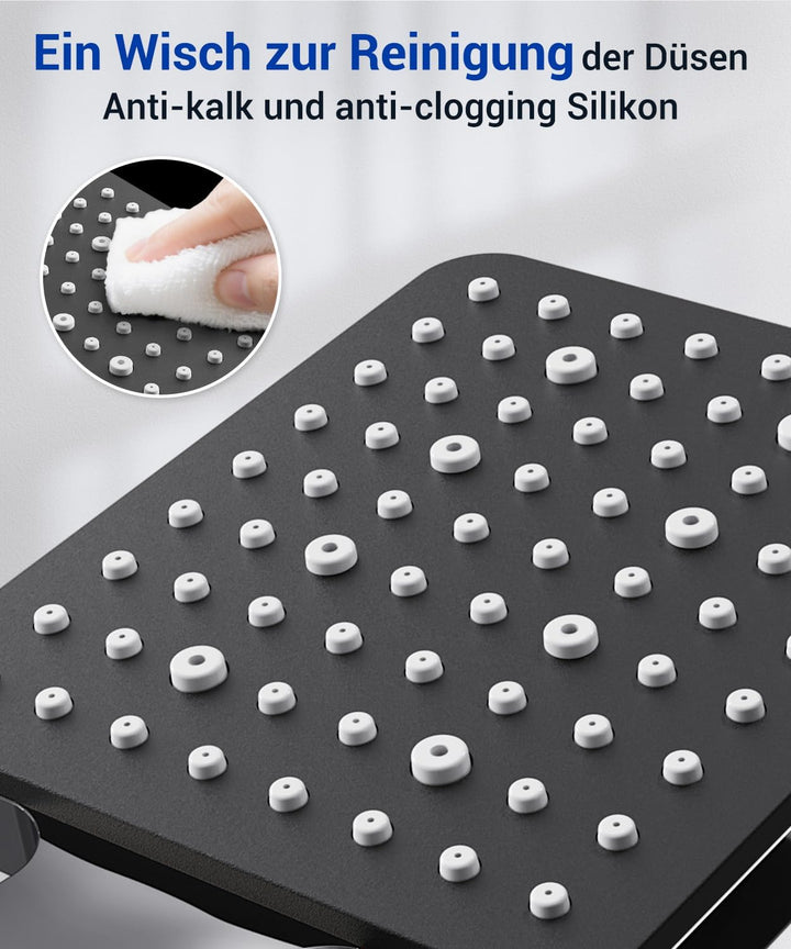 Newentor Duschkopf mit Schlauch, Duschbrause mit Schlauch, Duschschlauch mit Duschkopf, Handbrause D
