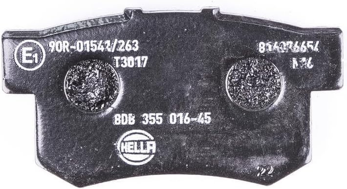 HELLA PAGID 8DB 355 016-451 Bremsbelagsatz - T3017 - Dicke/Stärke: 14.6mm - Bremssystem: Akebono - m