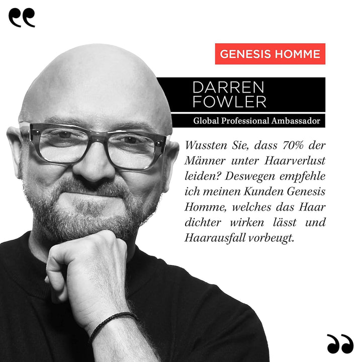 Kérastase, Genesis Homme, Pflegeroutine mit Shampoo, Haarkur, Haarwachs und Stylingspray, Für geschw