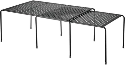 mDesign Regaleinsatz für Küchenschrank – verstellbare Geschirrablage aus Metall für mehr Abstellfläc