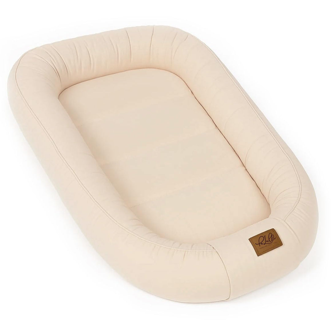 PaLulli® Extra Grosses Babynest 100x60 cm Baumwolle | Beidseitig nutzbares Kuschelnest für Babys | H