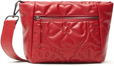 Desigual Womens BOLS Big Amber Across Body Bag, Red