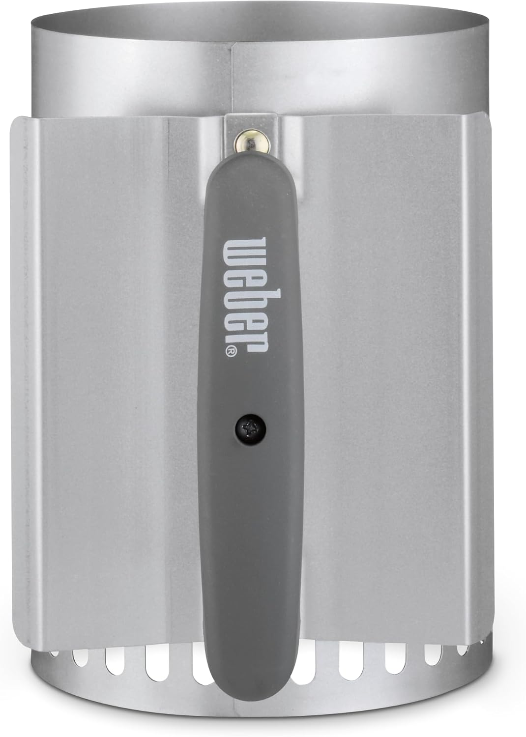 Weber Anzündkamin, Rapidfire Starter - Klein (20cm Höhe), kompakter Grillanzünder mit zwei Griffen,
