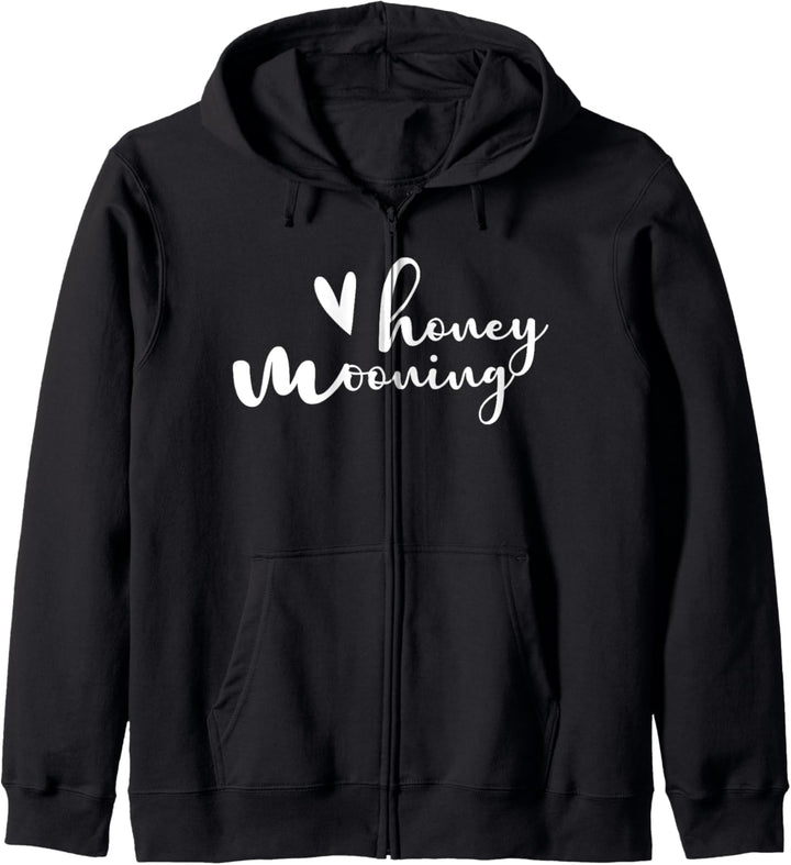 Honey Mooning Shirt Cute Wedding Honey Moon Idea Gift Kapuzenjacke