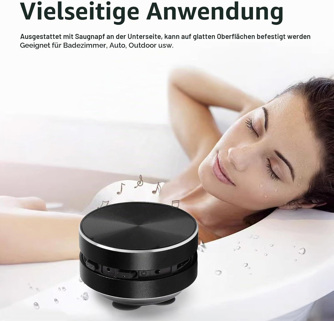 ASHATA Bluetooth-Lautsprecher, Knochenleitung, echte kabellose Lautsprecher, tragbarer Mini-Stereo-L