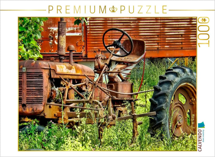 CALVENDO Puzzle Traktoren - Game Over 1000 Teile Lege-Grösse 64 x 48 cm Foto-Puzzle Bild von Peter R