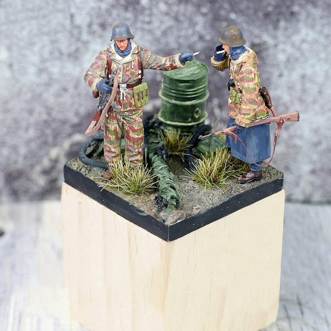 Cayway 128 Stück Static Grass Tuft Selbstklebende Statische Grass Statisches Grasbüschel, Gefälschte