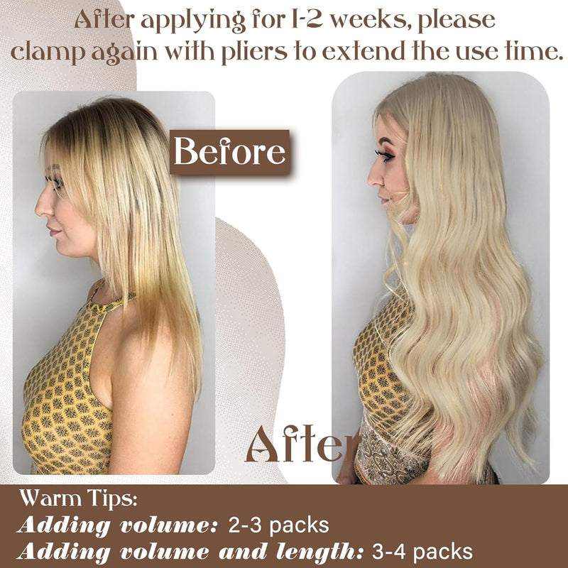 Hetto Microring Extensions Echthaar Blond Microring Echthaar Extensions Remy Echthaar Micro Ring Ext