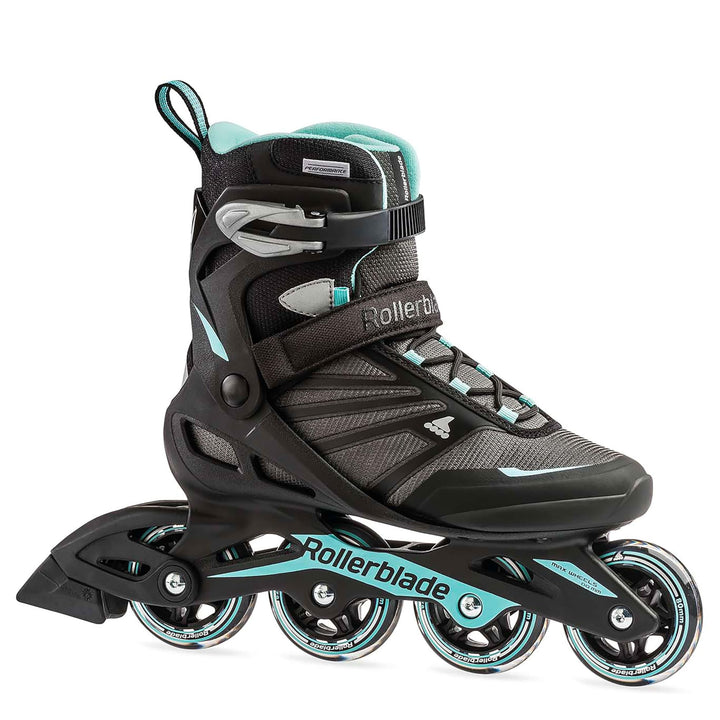 Rollerblade Damen Zetrablade Inlineskate 235 Black/Light Blue, 235 Black/Light Blue