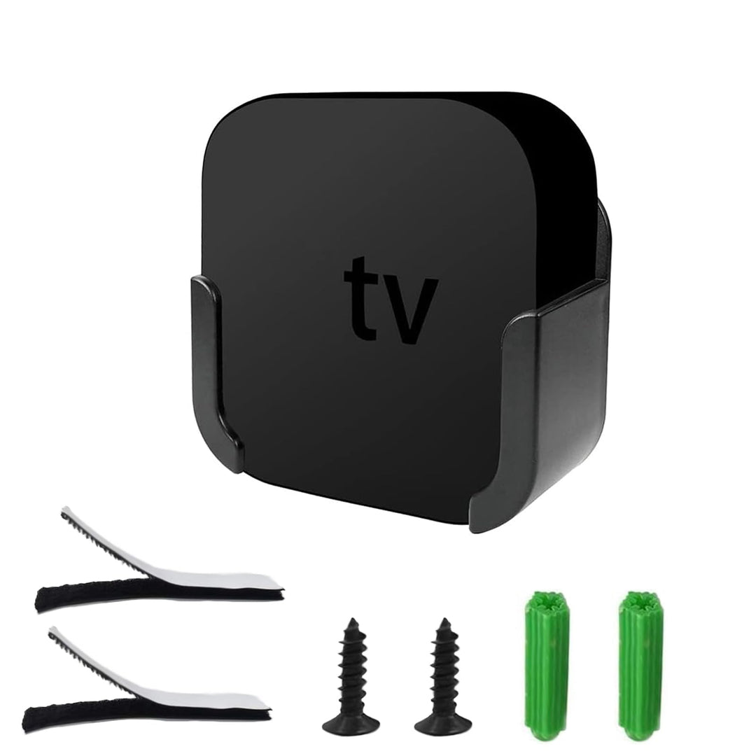 pple Wandhalterung Ständer, tv Box Schutzhülle (Schwarz), Kompatibel mit pple TV Box