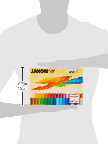 Honsell 47436 - Jaxon Ölpastellkreide, 36er Set im Kartonetui, brillante, lichtechte Farben, ideal f
