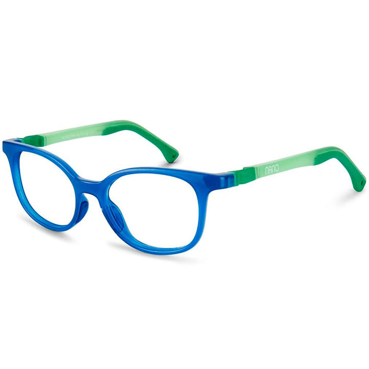 NANOVISTA Unisex Kinder Sonnenbrille 46 Azul Cristal/Verde Glow, 46 Azul Cristal/Verde Glow