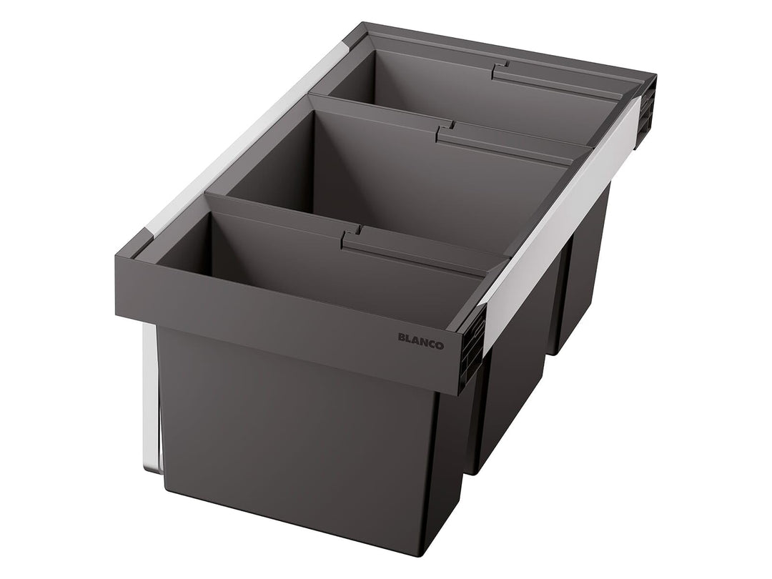 BLANCO FLEXON II low 80/3 | Abfall Müllsystem | für 80 cm breite Unterschränke | System zum Einbau i