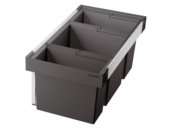 BLANCO FLEXON II low 80/3 | Abfall Müllsystem | für 80 cm breite Unterschränke | System zum Einbau i
