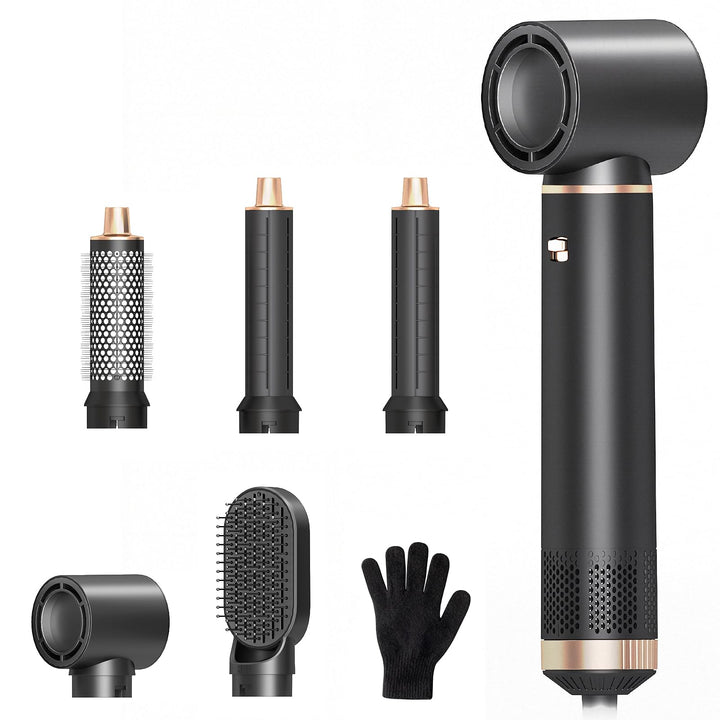5 in 1 Warmluftbürste Reisen, Alltag, Geschenke Automatischer Lockenstab, Schnelles Formen Multistyl