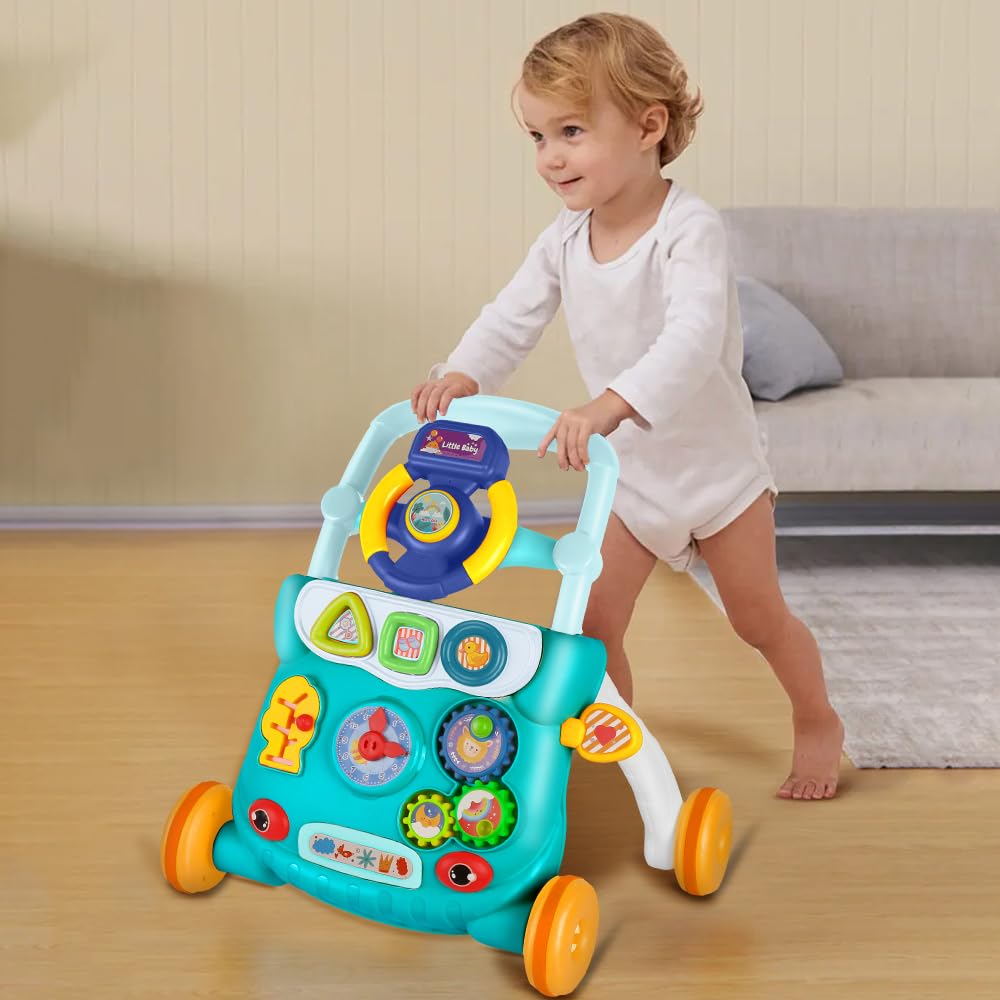 Laufwagen Special Edition, Interaktive Laufhilfe mit abnehmbarem Spielboard,Geschwindigkeit & Lautst