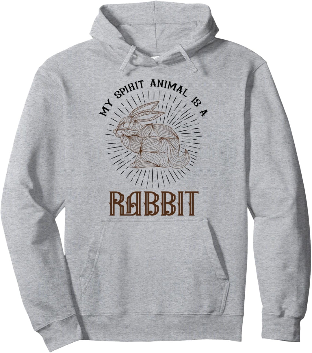 Mein Geisttier ist ein Kaninchen Pullover Hoodie