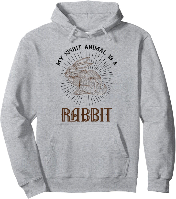 Mein Geisttier ist ein Kaninchen Pullover Hoodie