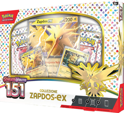 Pokémon 290-60362 Zapdos-Ex-Sammlung aus der Erweiterung Scarlet und Violetto-151 Sammelkartenspiels