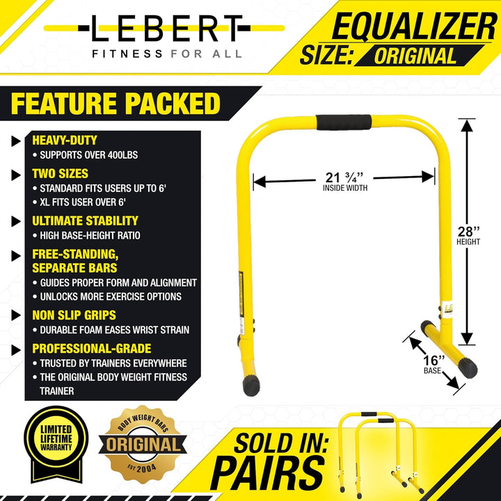 Lebert Fitness Equalizer mit Resistance Band Yellow - L, Yellow - L