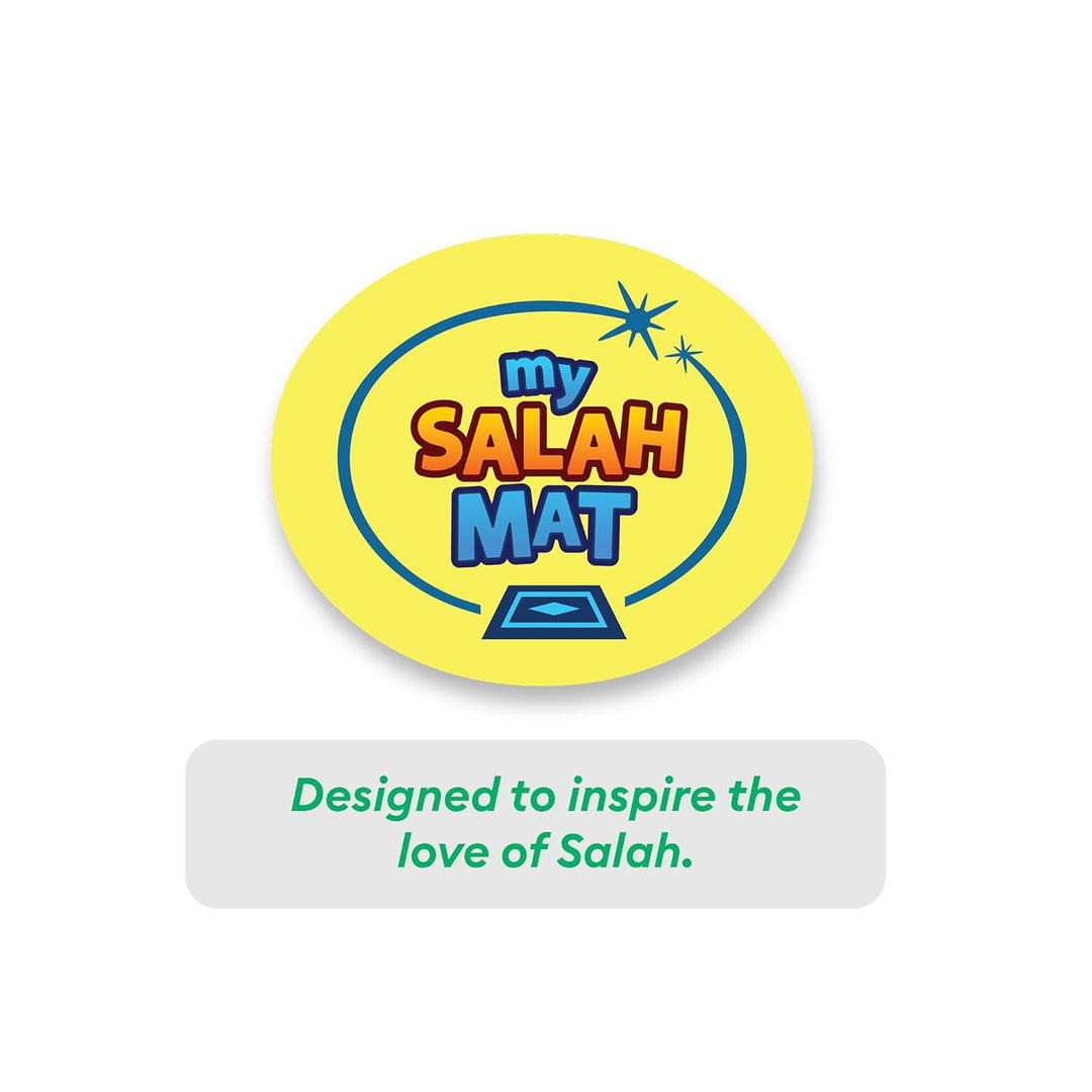 My Salah Mat - Interaktives Prayer Mat & Book für Kinder in 11 Sprachen (Englisch, Französisch, Arab