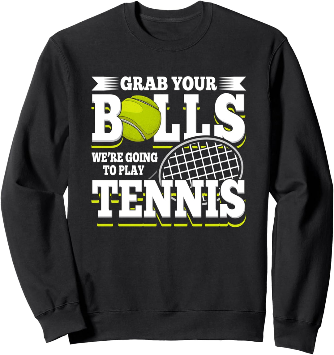 Lustiges Tennis-Outfit Tennis Training Tennisspieler Design Sweatshirt